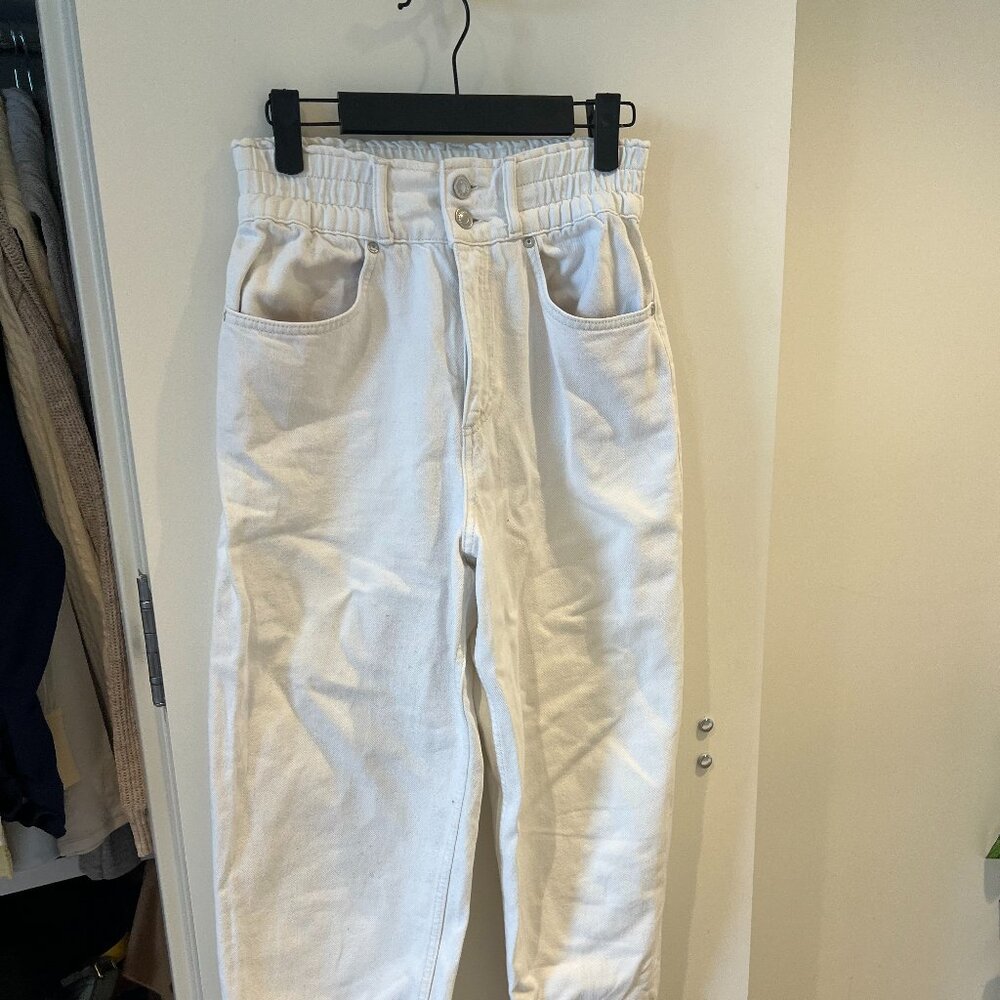 White All Saints white jeans